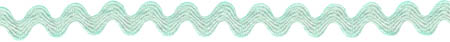 Mint Ric Rac (0.375", 9mm) - 24 YDS