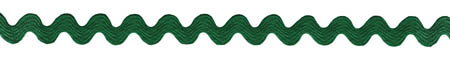 Emerald Ric Rac (0.375", 9mm) - 24 YDS