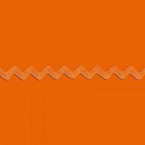 GAN765041-750, Orange Ric Rac (0.625", 150mm) - 24 YDS