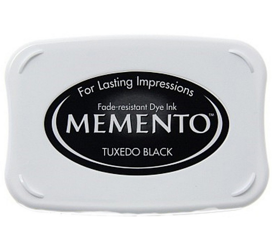ME-900, Tuxedo Black Ink Pad 10 x 6 cm - Memento