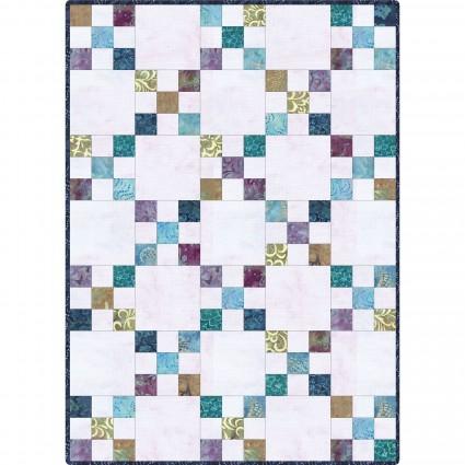 SALE! Coastal Chique, Pre-cut Irish Chain Quilt (30" x 42")