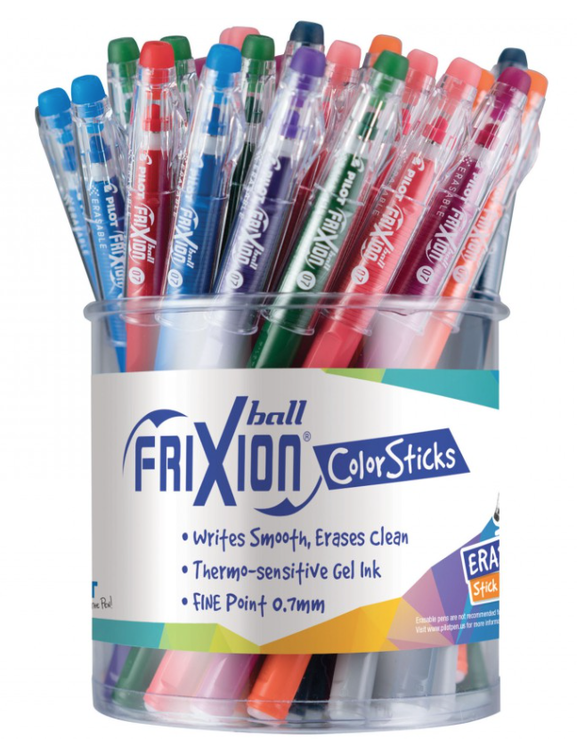 Frixion Colorsticks (48 pcs) - Erasable for Quilting