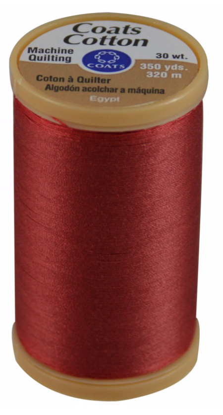 CAC975-2250, Thread Cotton Machine Quilting 350Y RED 