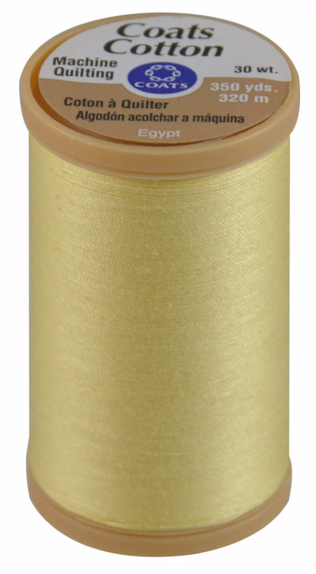 CAC975-7330, Thread Cotton Machine Quilting 350Y YELLOW 