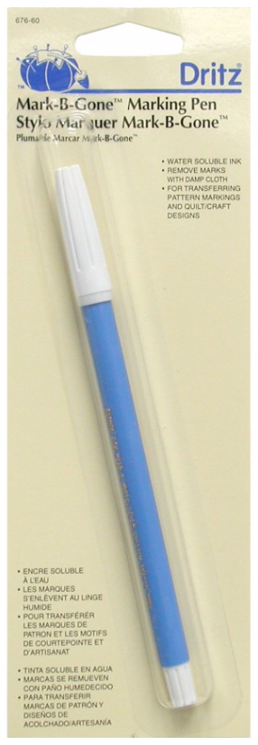 PEN MARK B GONE BLUE