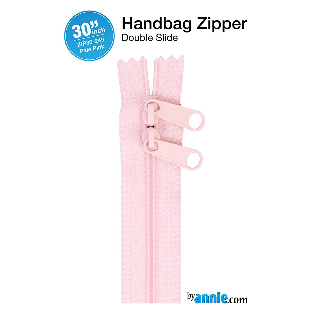 ZIP30-249, 30" Handbag Zippers - Double-slide (Pale Pink) ByAnnie