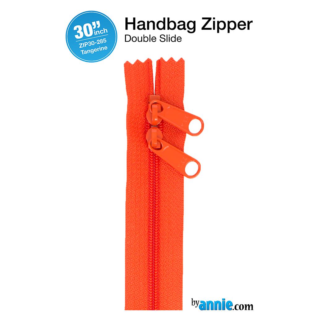 ZIP30-285, 30" Handbag Zippers - Double-slide (Tangerine) ByAnnie