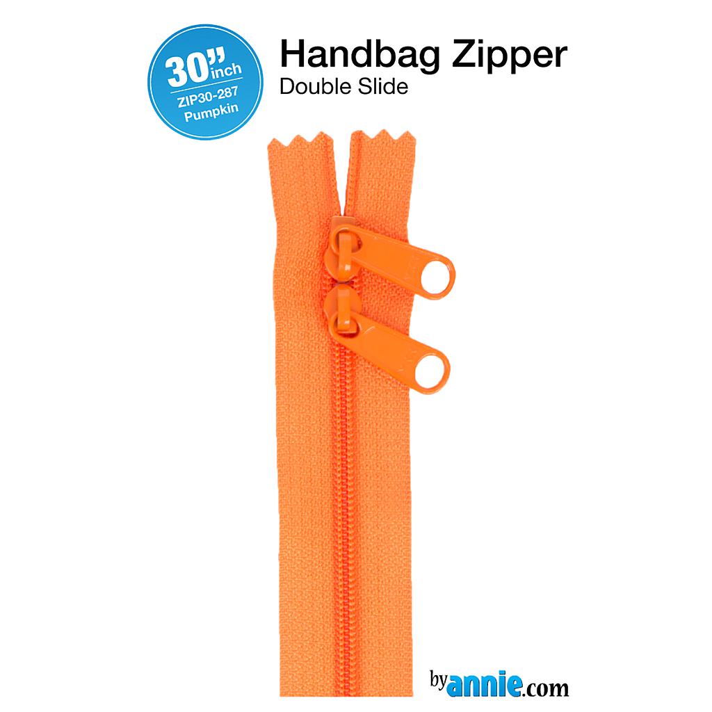 ZIP30-287, 30" Handbag Zippers - Double-slide (Pumpkin) ByAnnie